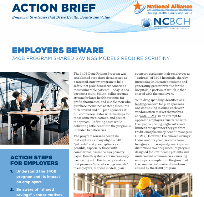 Employers Beware: 340B Program Share Savings Models Require Scrutiny
