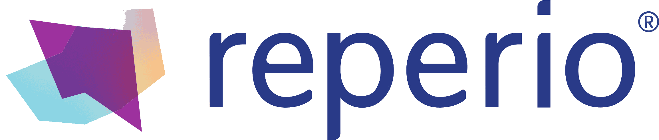 Reperio | North Carolina Business Coalition on Health | North Carolina Business Coalition on Health | North Carolina Business Coalition on Health Reperio logo featuring multicolored geometric shapes on the left and the word 'reperio' in blue.